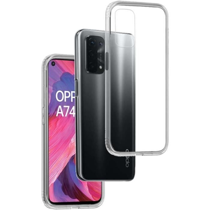 BORYA Silicone Cover per OPPO A74 5G / OPPO A54 5G, Ultra Sottile Antiurto Morbida Antigraffio Premio TPU Custodia, Elegante Semplice Colore Modello