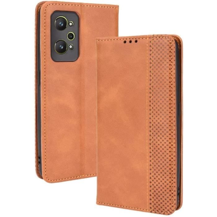 SHIEID Coque Pour Realme GT 5G Portefeuille Premium Étui Housse En