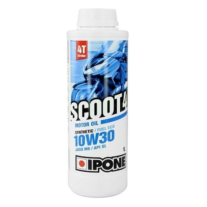 IPONE HUILE IPONE 4T SCOOT 4 10W30 SEMI-SYNTHESE (BIDON 1 LITRE)