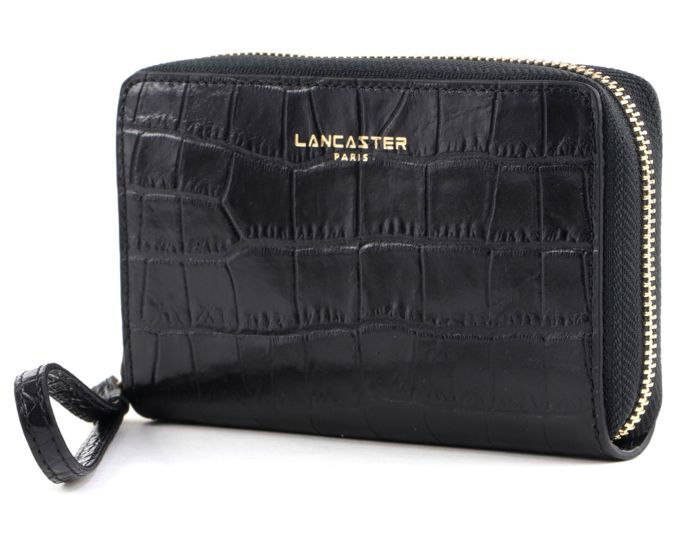 LANCASTER Porte monnaie noir pour femme Exotic Zip Around Wallet Noir 138083 noir Cdiscount Bagagerie Maroquinerie