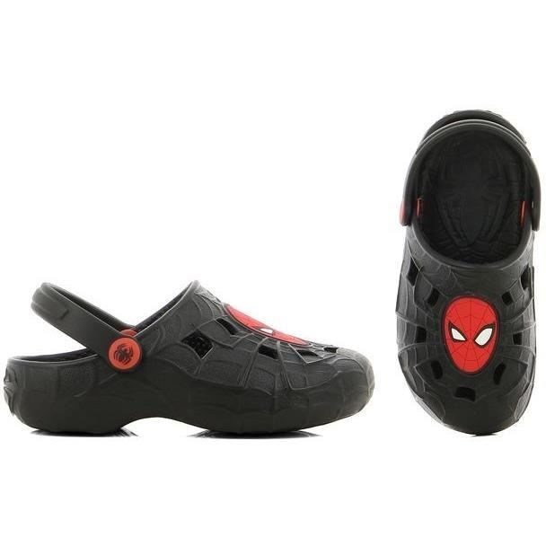 SPIDERMAN Chaussure Mule Noir/Rouge Enfant Garçon - Cdiscount Chaussures