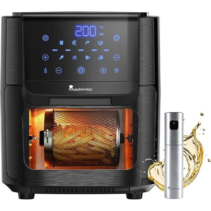 MasterPRO Foodies Lot De 100 Moules Ronds En Papier Pour Friteuse à Air Chaud, Sans BPA, 20 Cm, Avec Panier De 3 à 4,5 L, Non Blanchi, Accessoire Idéal Pour AirFryer