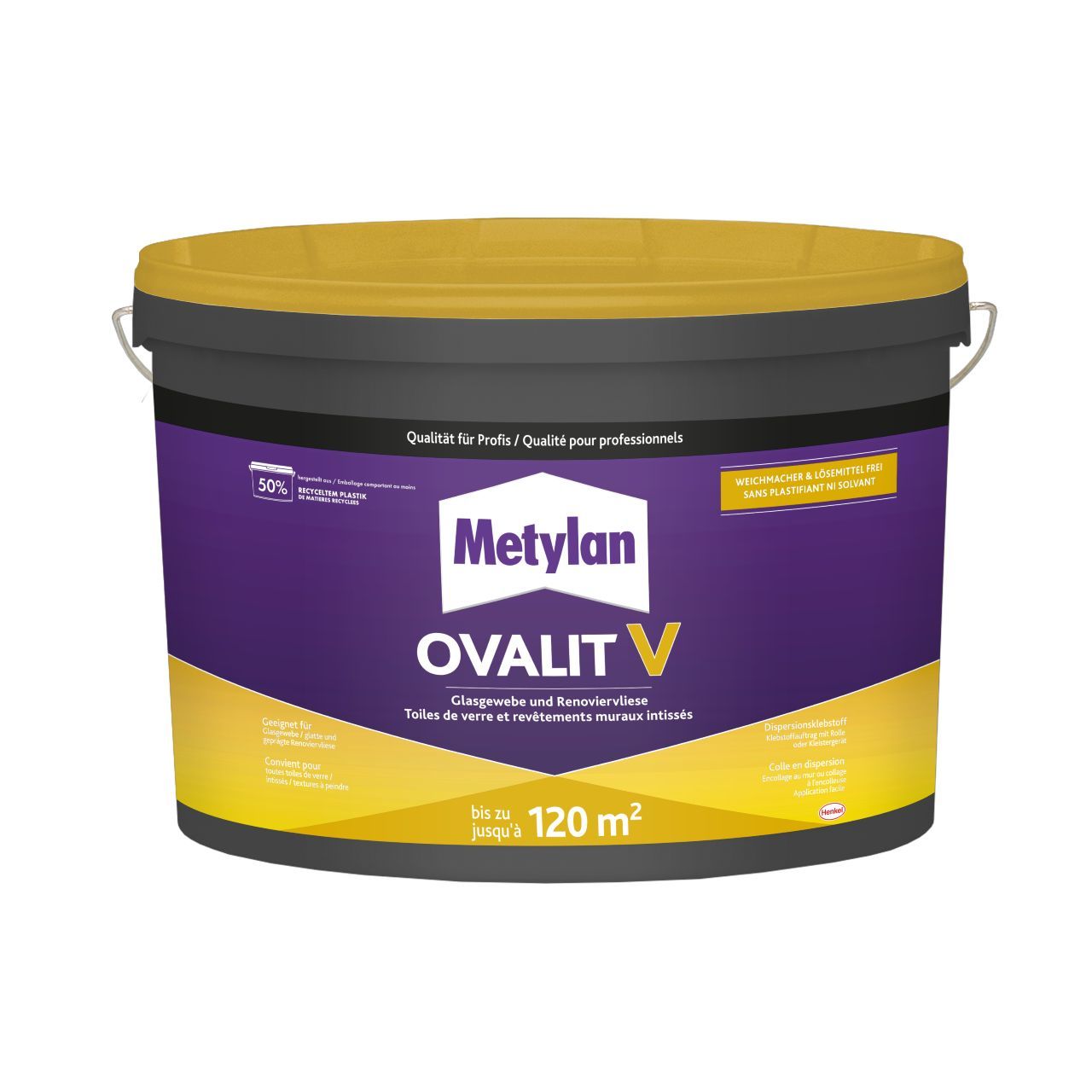 Colle pâte revêtements muraux METYLAN Ovalit V Prêt à lemploi 18 kg - vue 2