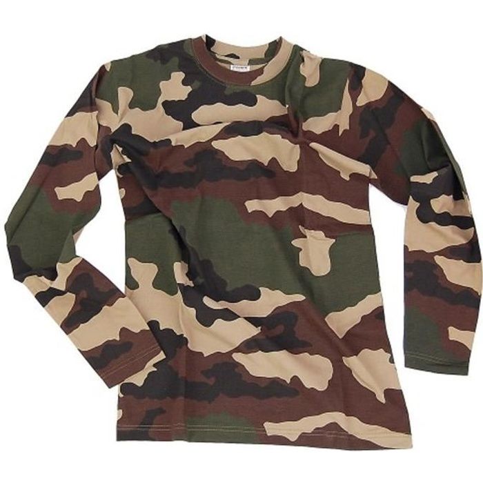 T shirt hotsell manche longue militaire