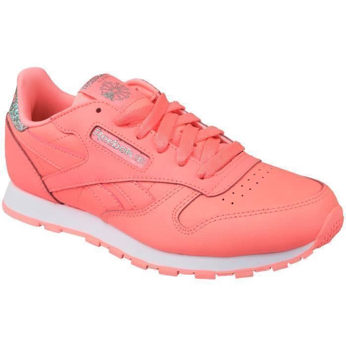 Baskets Enfant Mixte Reebok Classic Leather BS8981 Cuir Rose