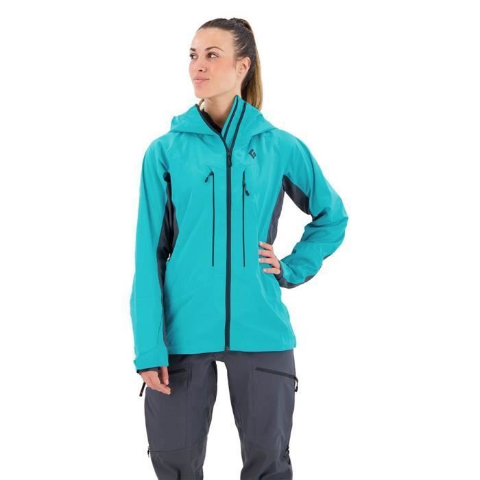 Veste de ski - Black Diamond - Dawn Patrol Hybrid Shell - Imperméable - Respirant - Femme XL Veste de ski - Black Diamond - Dawn Patrol Hybrid Shell - Imperméable - Respirant - Femme XL