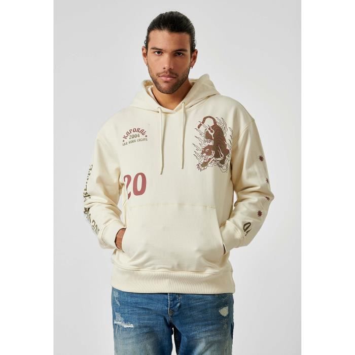 KAPORAL - Gilet Noir Homme 100% Coton VINO Noir - Prêt-à-Porter