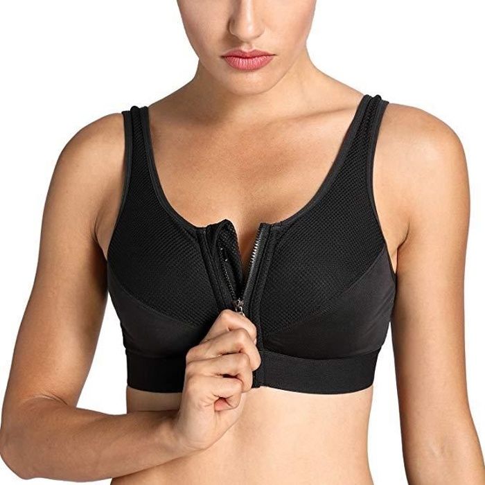 Brassiere sport zippée outlet