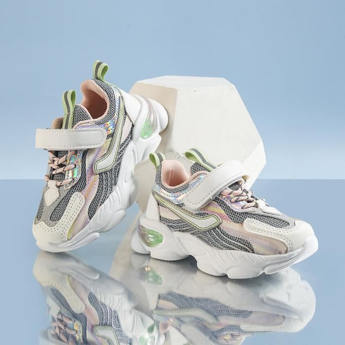 Basket Enfant Exportatif Chaussures Gar on Fille Dessus