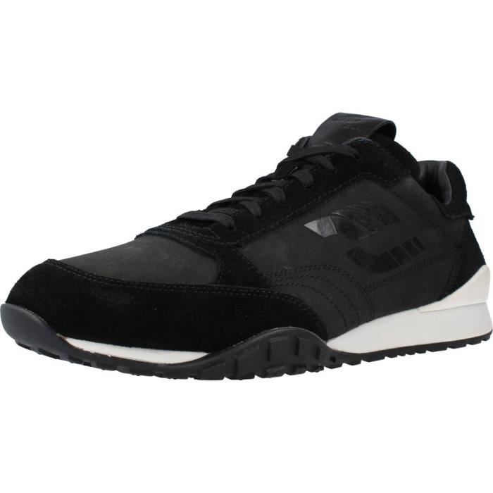 Clarks Basket Homme - CLARKS - 121338 Noir - Semelle Gomme - Extérieur Scission - Lacets