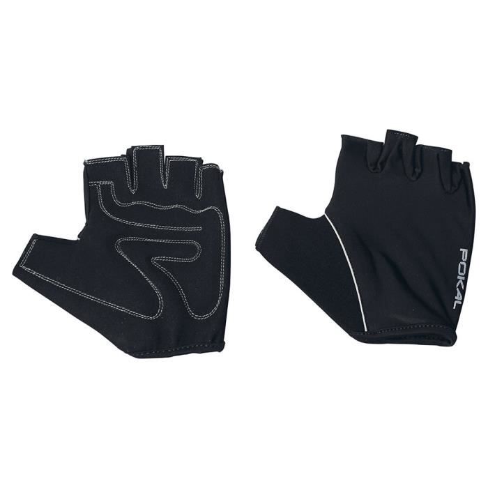 Gants De Cyclisme YKYW Doigts Pleins - Noir/Blanc - Taille S - Respirant Touch
