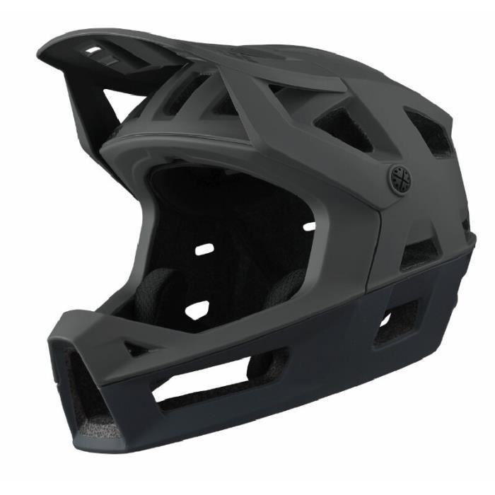 Casque Intégral IXS Trigger FF VTT/E-Bike - Poids 595g - Taille XS 49-54cm - Graphite - Norme ASTM DH