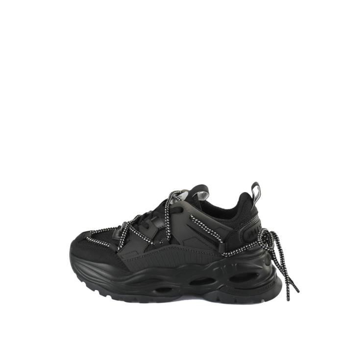 Buffalo Basket Buffalo TRIPLET-LACE - BUFFALO - Noir - Synthétique - Lacets