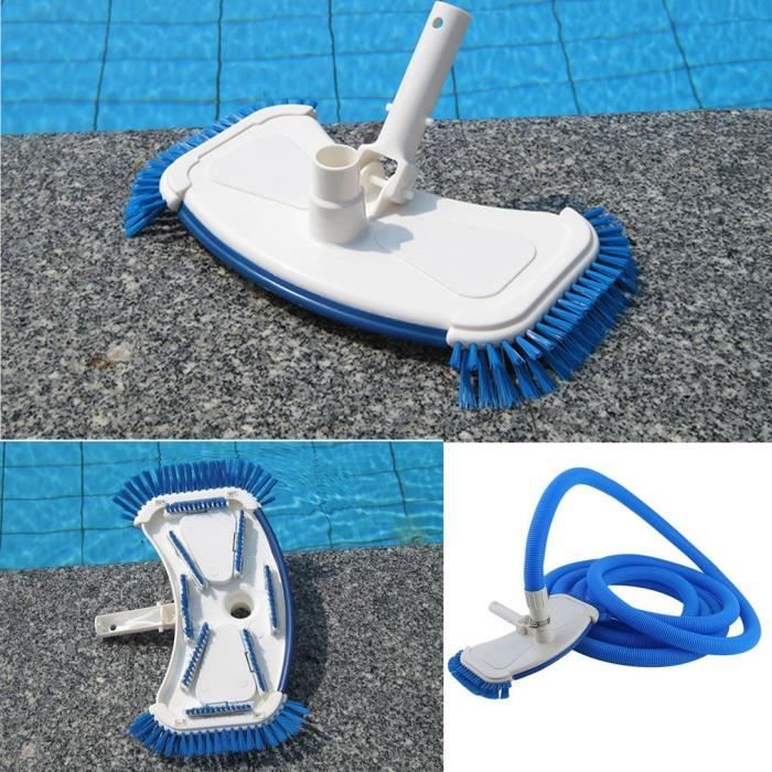 Brosse Aspirateur Piscine Nettoyeur De Plancher Avec 7m Tuyau De Brosse Murale Achat Vente Brosse A Main Brosse Aspirateur Piscine Cdiscount
