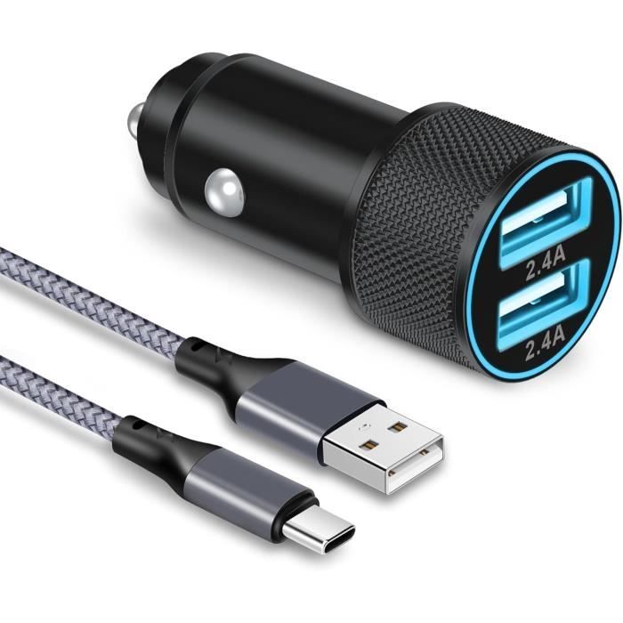Chargeur Allume-cigare Nedis - 1 Port USB, 12-24V - Pour Smartphone/tablette - Neuf