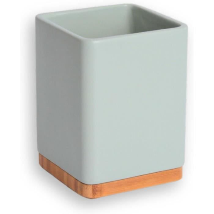 Pot à Ustensiles De Cuisine En Céramique – Rangement Couverts, Spatules, Cuillères, Design Blanc Gaufré