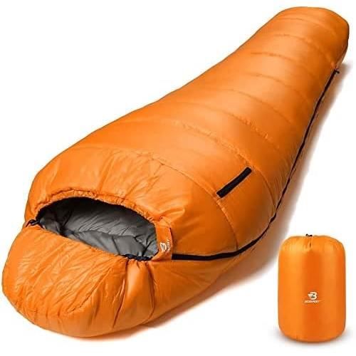 Sac De Couchage Momie Bessport – 3-4 Saisons, 0°C à -10°C, Compact 1,62 Kg, Pour Camping Rando