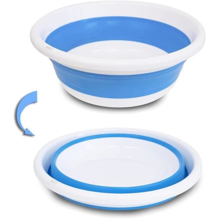 GABRIELLE Seau Pliable 10 Litres Avec Couvercle Sceau Retractable 10l En Silicone Et Plastique Pour Camping Peche Menage Etc 76576386 GABRIELLE Seau Pliable 10 Litres Avec Couvercle Sceau Retractable 10l En Silicone Et Plastique Pour Camping Peche Menage Etc 76576386