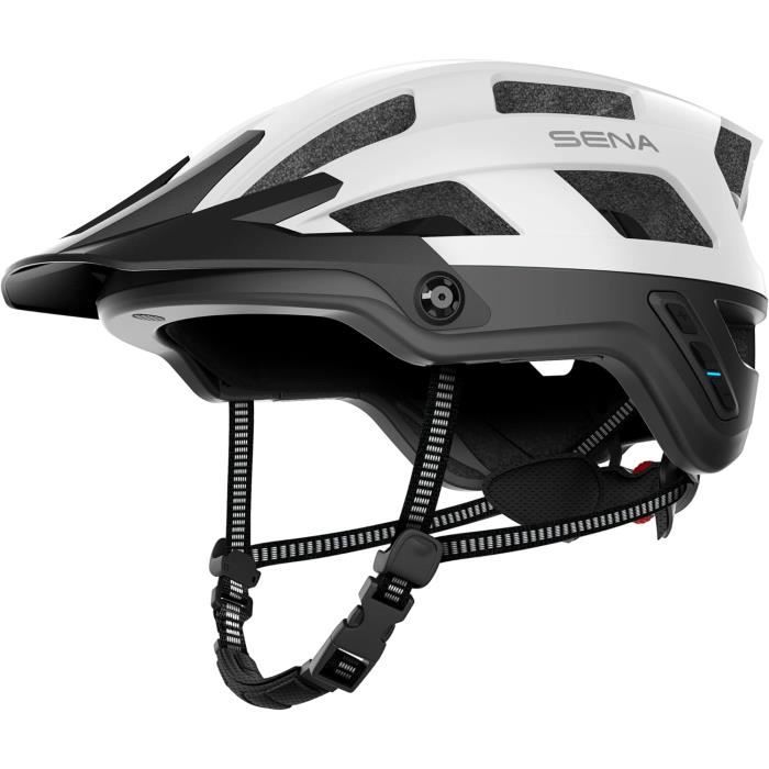 Casque Vélo Intelligent SURENHAP - Feux USB 750 MAh - Noir - Taille 54-57 Cm