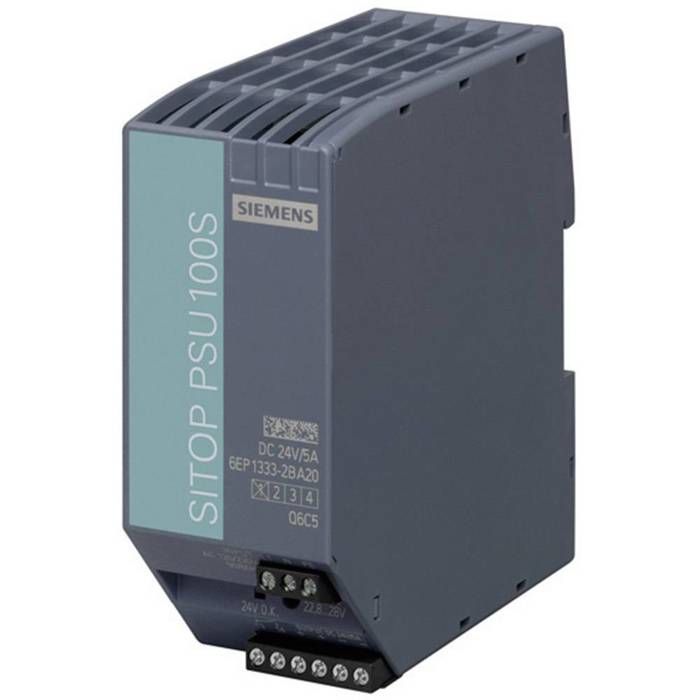 Alimentation rail DIN Siemens SITOP PSU100S 24 V/ 24 VDC 1 x