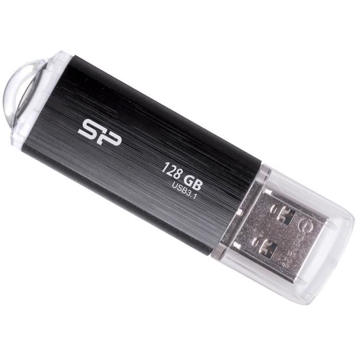 SILICON POWER Clé USB 3.1 B02 - 128 GB - Noir