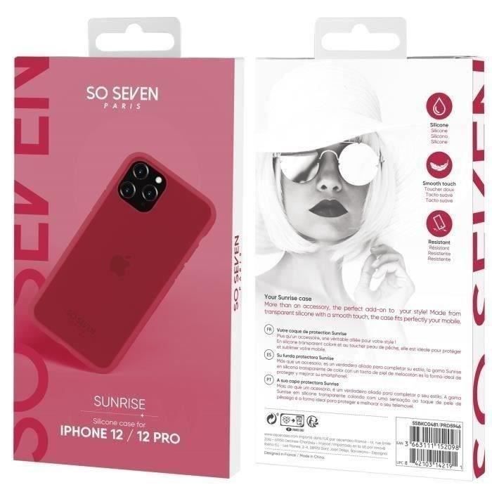SO SEVEN Coque sunrise rouge pour Apple Iphone 12/12 pro