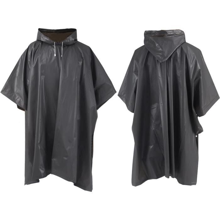 Veste De Pluie Réutilisable Unisexe Pour Femmes, Poncho De Pluie Avec Capuche Al