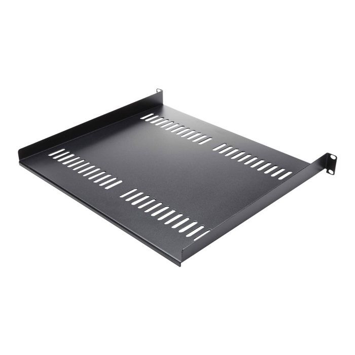 Étagère 1U Ventilée à 4 Montants Pour Rack Serveur - Profondeur Réglable 71,1-87,3cm, Charge 68kg, Avec Écrous Et Vis
