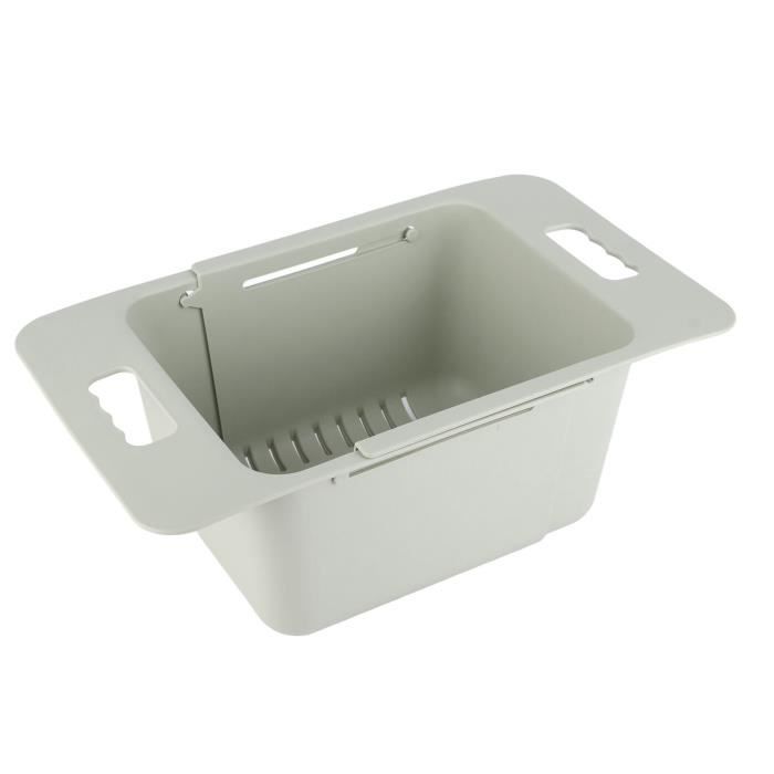 Séparateur De Congélateur Coffre En Plastique Blanc - 42x42x31,5 Cm - Panier Métallique Pour Organisation Des Aliments (fruits De Mer, Etc.) - 9