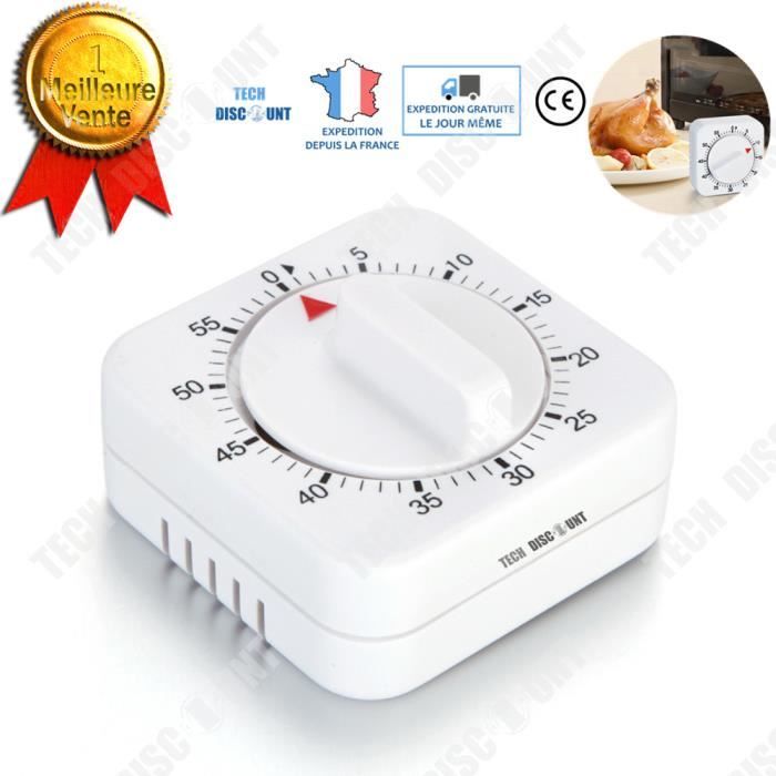 TD® Chronomètre mécanique sport enfant cuisine simple natation homme  multifonction minuteur portable compteur vitesse physique blanc - Cdiscount  Sport