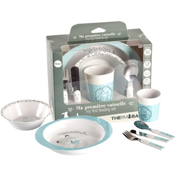 THERMOBABY Coffret vaisselle mélamine - Foret