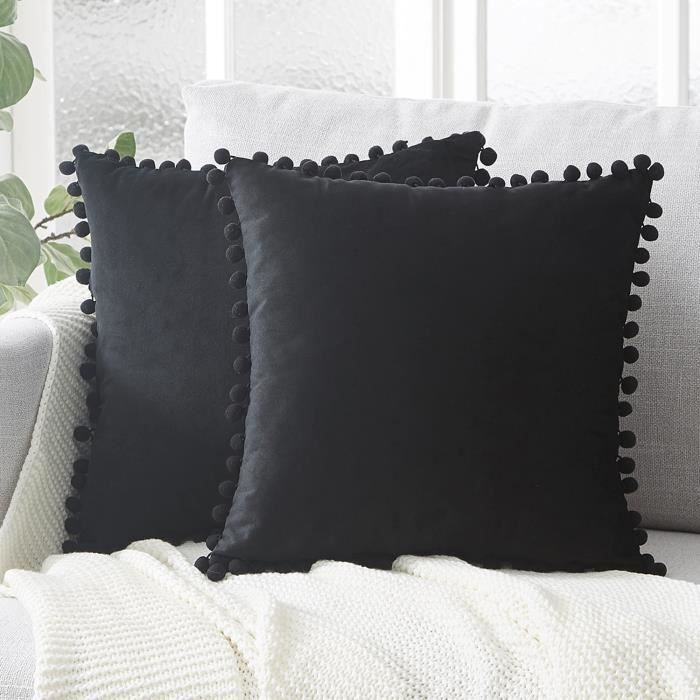 coussin noir