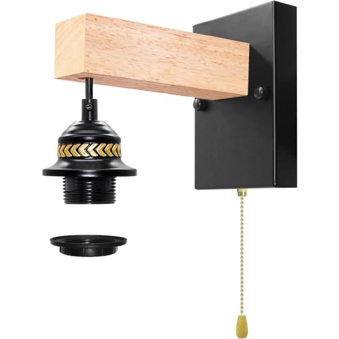 Applique Murale Industrielle, Lampe Murale Interieur Rétro E27