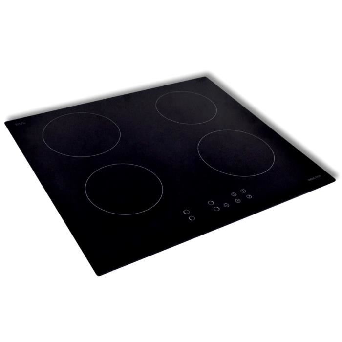Vidaxl Table De Cuisson Induction Encastrable 4 Foyers Avec Verre Schott Achat Vente Plaque Electrique Cdiscount