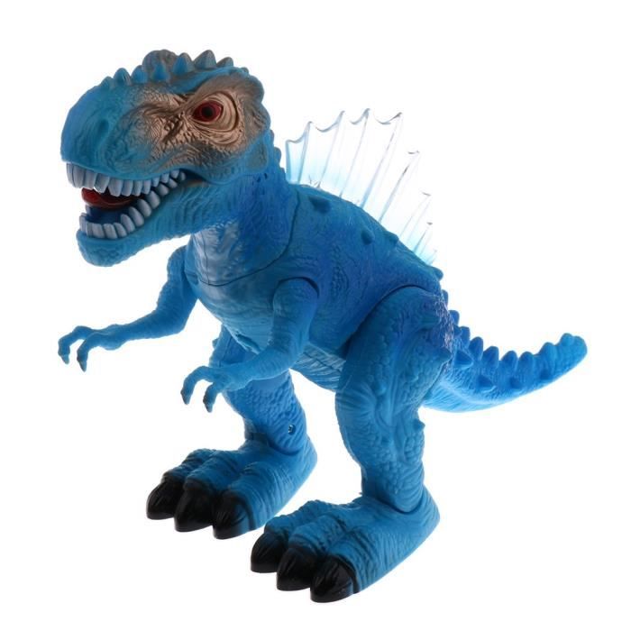 Dinosaure Electrique En Plastique Avec Son Et Lumiere Jouets Pour Enfants Cadeau D Anniversaire Cadeau De Noel Tyrannosaure M1372 Cdiscount Jeux Jouets