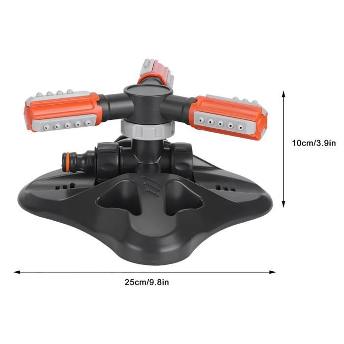Arroseur D'arrosage Rotatif à 360 Degrés Avec Interface FNPT De 3,8 Cm, Construction En Alliage, Portée De 18 à 36 M, Conservation Efficace De L'eau