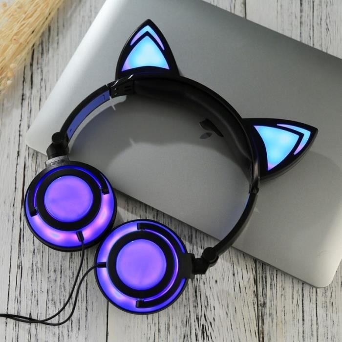 Casque Gaming Oreille De Chat Achat Vente Pas Cher