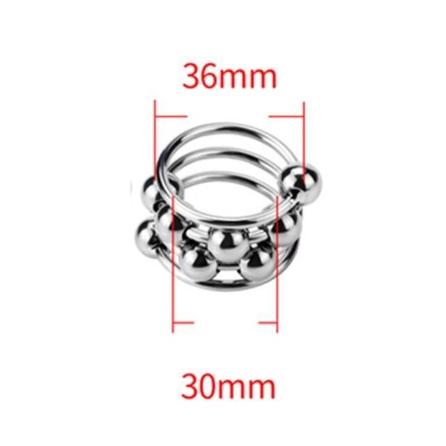 Cockring Métal Triune – Modèle Cool And Knurl, 15mm – Anneau De Pénis En Métal