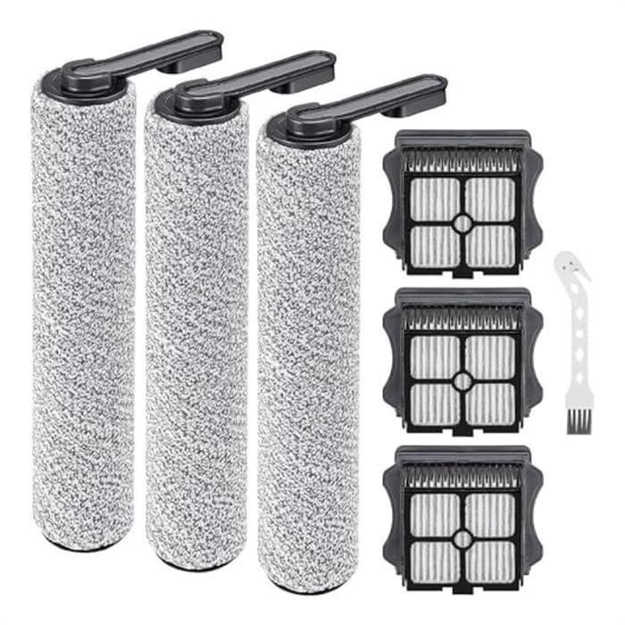 Accessoires Aspirateur - YYV - Tineco Floor ONE S5 - 2 Rouleaux de Brosse - 3 Filtres HEPA - Haute Performance