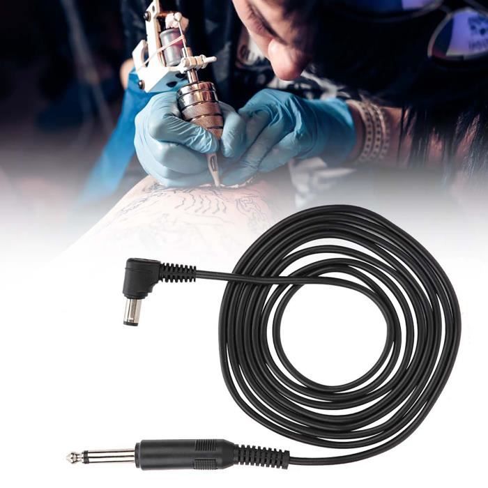 Kit De 5 Câbles Clips Silicone Pour Machine à Tatouage - Sans Marque - Neuf Sous Blister