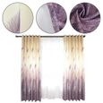 EBTOOLS rideau de salon Rideau de fenêtre occultant en polyester rideau occultant chambre à coucher décor de salon (violet)-1