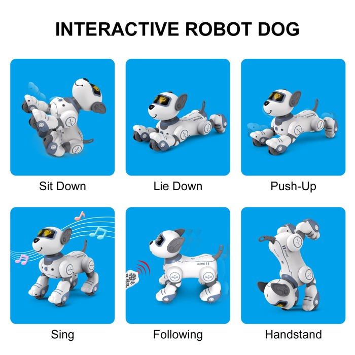 Meitianfacai Mini Robot de Poche, avec Dialogue Interactif, Conversation, Voix, Chant et Danse, Petit Robot Électrique Cadeau Meitianfacai Mini Robot de Poche, avec Dialogue Interactif, Conversation, Voix, Chant et Danse, Petit Robot Électrique Cadeau