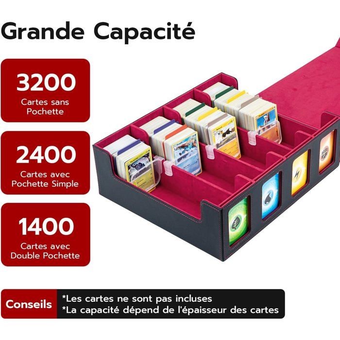 Étui De Rangement Magnétique Pour Cartes PSA - 2 Rangées - Boîte De Protection