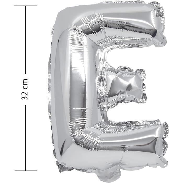 91254 - Ballon Lettre E,Hélium,Ballon,Anniversaire,Déco,Cadeau