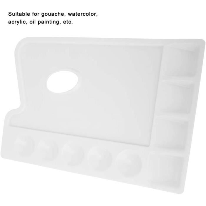 Palette Aquarelle Vide 50 Godets - Casseroles Pour Peinture Aquarelle Rechargeable DIY