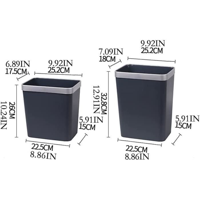ENGENDER Poubelle Corbeille D'extérieur Poubelle Corbeille En