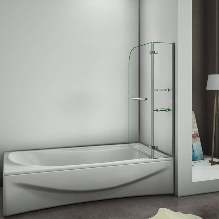 Porte paroi de douche en Plastique PVC 110 cm h 185 cm mod. Giglio