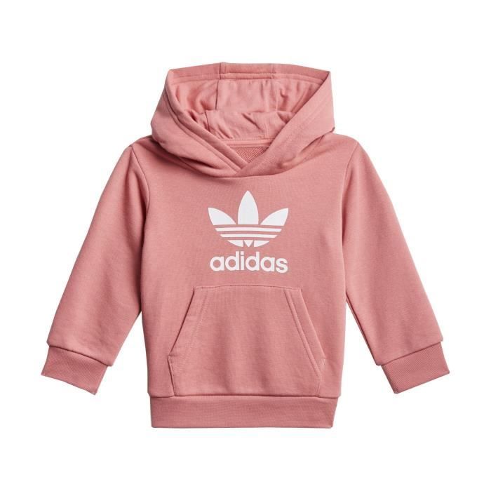 ADIDAS TREFOIL HOODIE SURVETEMENT FILLE ROSE GN8198 9 12 M Rosa Cdiscount Pret a Porter