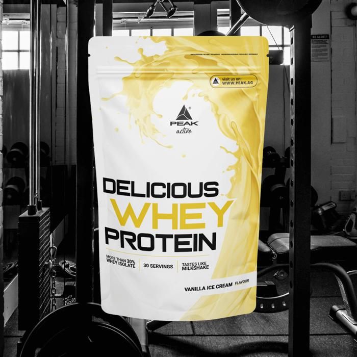 Delicious Whey Pro 900g Crème glacée à la vanille Peak Proteine ...