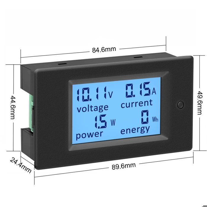 KETOTEK Compteur électrique Rail Din Compteur D'énergie Monophasé